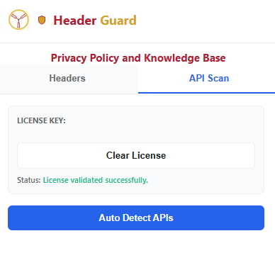 API License